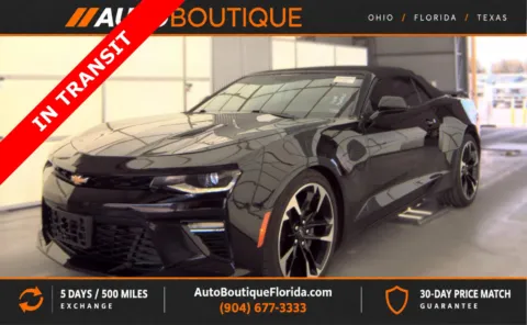 Black 2017 Chevrolet Camaro 1SS for sale in Jacksonville, FL