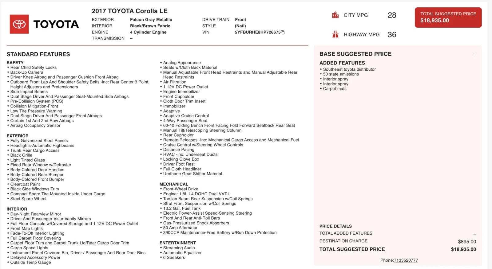 Toyota Corolla photo 2