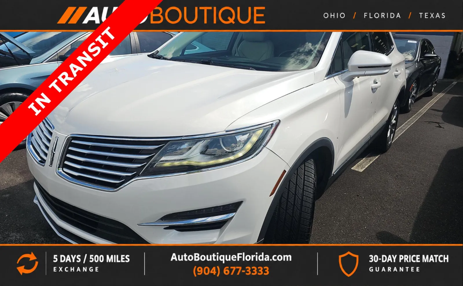 White 2018 Lincoln MKC Select for sale in Jacksonville, FL