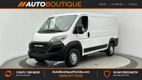 White 2025 Ram ProMaster Cargo Van Tradesman for sale in Jacksonville, FL