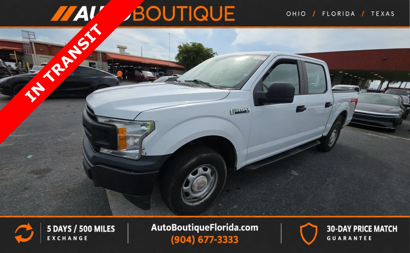 White 2018 Ford F-150 XL for sale in Jacksonville, FL