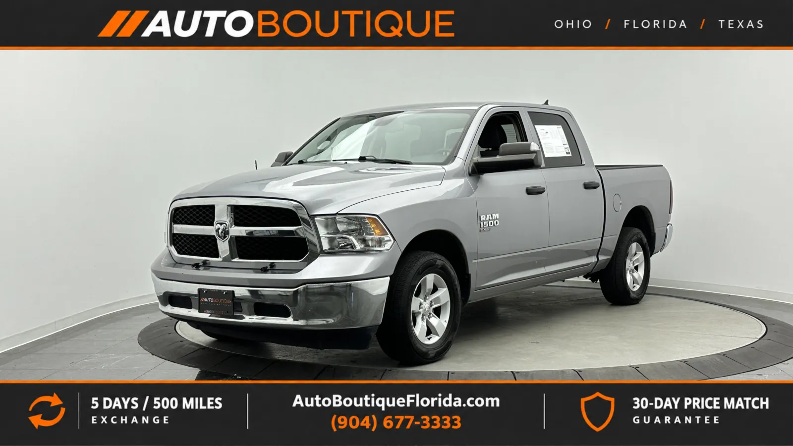Silver 2023 Ram 1500 Classic SLT for sale in Jacksonville, FL