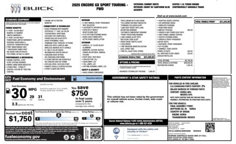Photos of 2025 Buick Encore GX Sport Touring for sale in Jacksonville, FL at Auto Boutique Florida