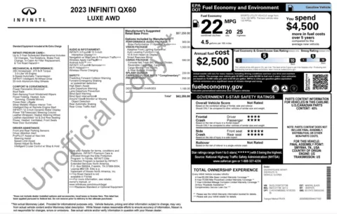 Photos of 2023 INFINITI QX60 LUXE for sale in Jacksonville, FL at Auto Boutique Florida