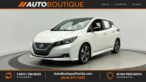 White 2020 Nissan LEAF SV for sale in Jacksonville, FL