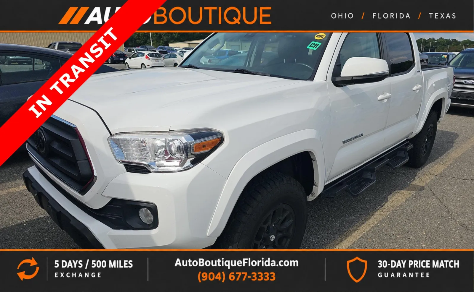 White 2022 Toyota Tacoma SR5 for sale in Jacksonville, FL