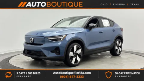Blue 2022 Volvo C40 Recharge Pure Electric Ultimate for sale in Jacksonville, FL