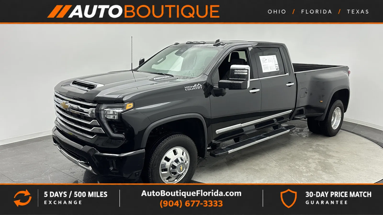 Black 2026 Chevrolet Silverado 3500 HD High Country for sale in Jacksonville, FL
