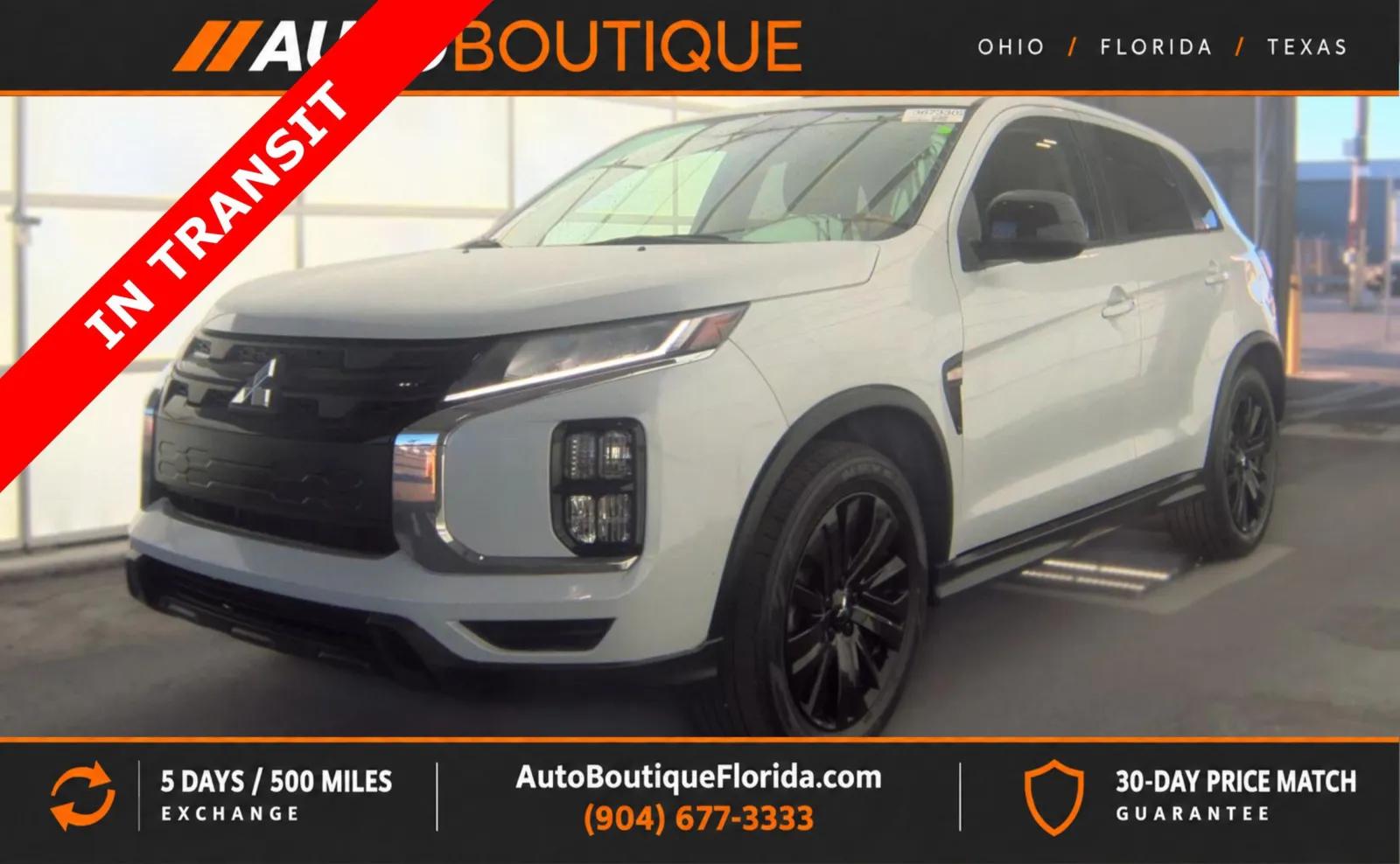 White 2023 Mitsubishi Outlander Sport ES for sale in Jacksonville, FL