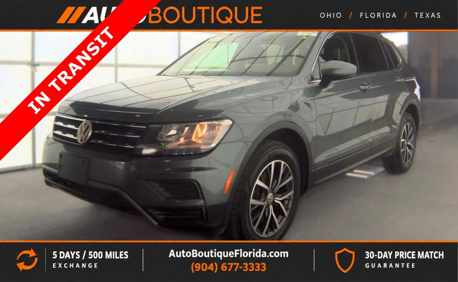 Gray 2019 Volkswagen Tiguan SE for sale in Jacksonville, FL