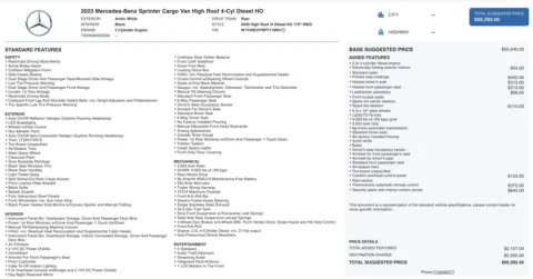 More photos of 2023 Mercedes-Benz Sprinter Cargo Van 2500 at Auto Boutique Florida, FL