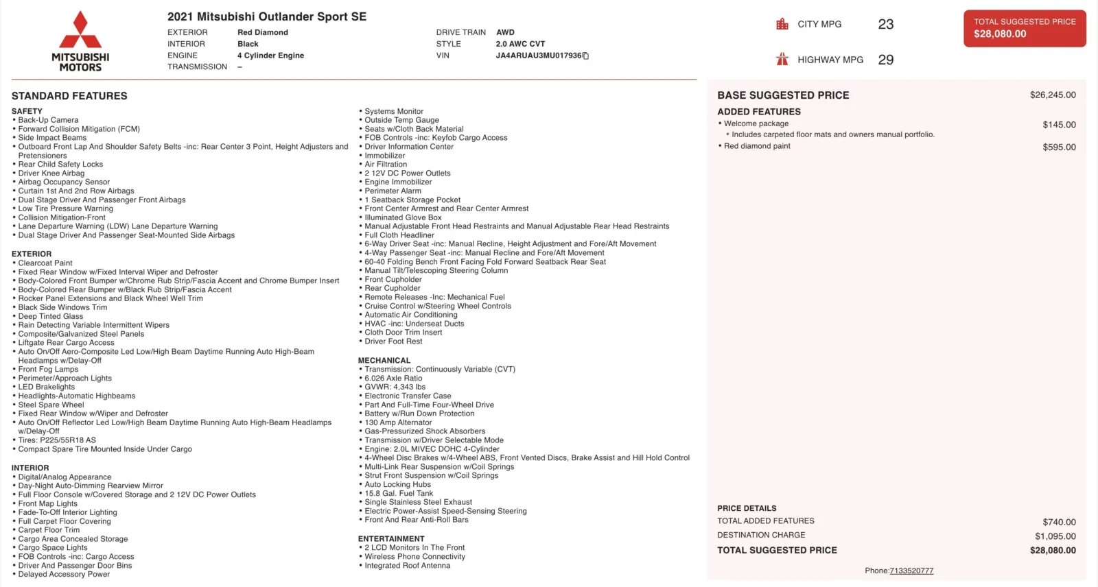 Mitsubishi Outlander Sport photo 4
