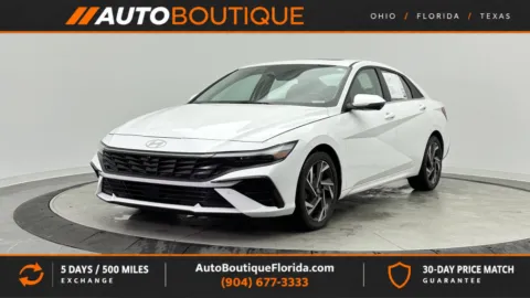 White 2024 Hyundai Elantra Limited for sale in Jacksonville, FL