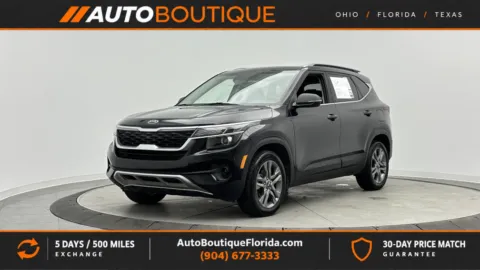 Black 2021 Kia Seltos S for sale in Jacksonville, FL