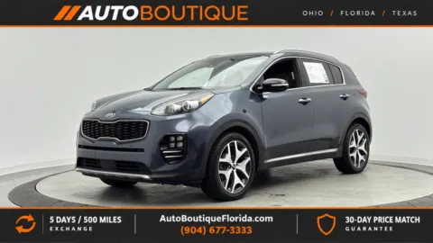 Blue 2017 Kia Sportage SX Turbo for sale in Jacksonville, FL
