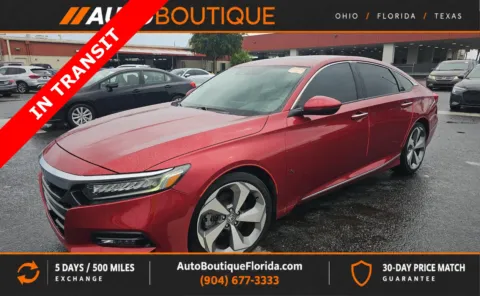 Red 2018 Honda Accord Sedan Touring 1.5T for sale in Jacksonville, FL