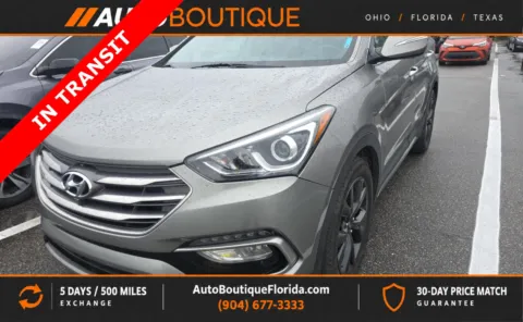 Gray 2017 Hyundai Santa Fe Sport 2.0T Ultimate for sale in Jacksonville, FL