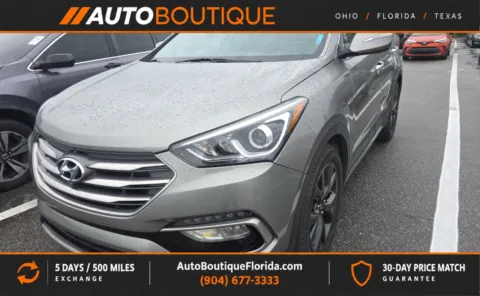 Gray 2017 Hyundai Santa Fe Sport 2.0T Ultimate for sale in Jacksonville, FL