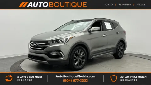 Gray 2017 Hyundai Santa Fe Sport 2.0T Ultimate for sale in Jacksonville, FL