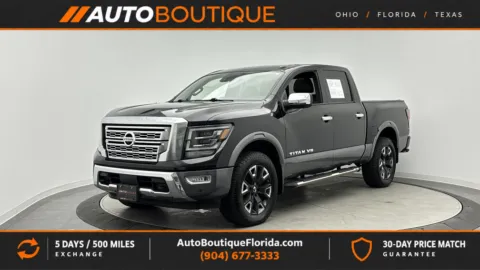 Black 2020 Nissan Titan Platinum Reserve for sale in Jacksonville, FL