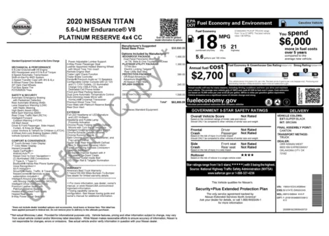 More photos of 2020 Nissan Titan Platinum Reserve at Auto Boutique Florida, FL