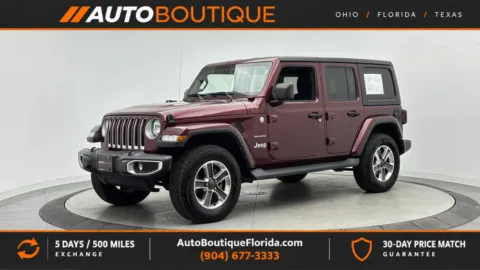 Red 2021 Jeep Wrangler Unlimited Sahara for sale in Jacksonville, FL