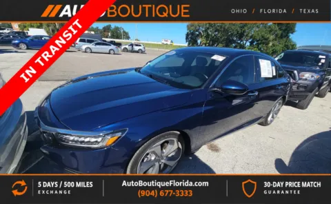 Black 2018 Honda Accord Sedan Touring 1.5T for sale in Jacksonville, FL