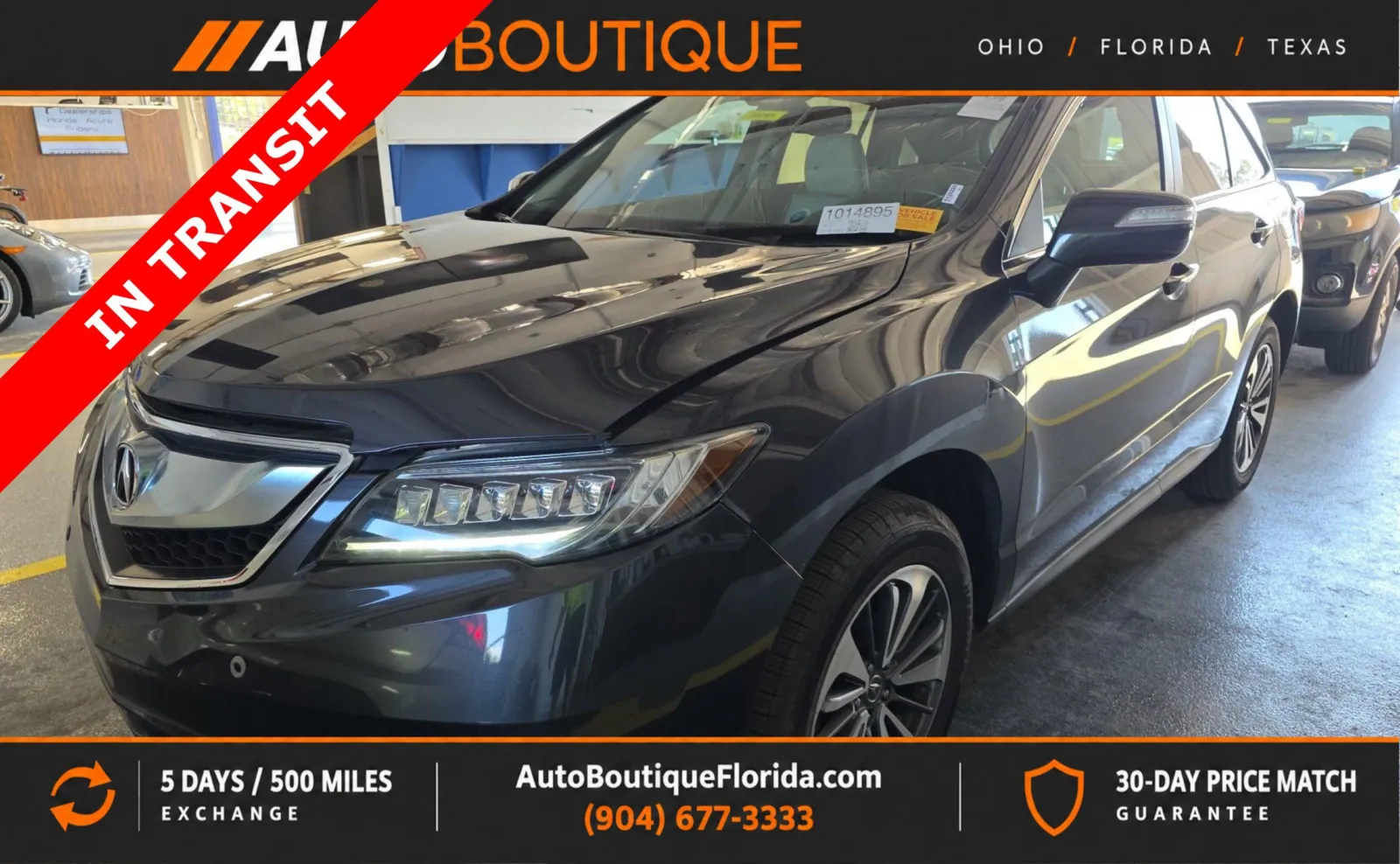 Gray 2016 Acura RDX Advance Pkg for sale in Jacksonville, FL
