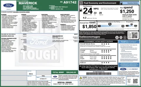 More photos of 2023 Ford Maverick LARIAT at Auto Boutique Florida, FL