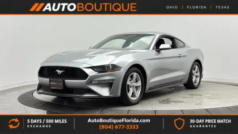 Silver 2020 Ford Mustang EcoBoost for sale in Jacksonville, FL