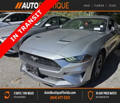 Silver 2020 Ford Mustang EcoBoost for sale in Jacksonville, FL