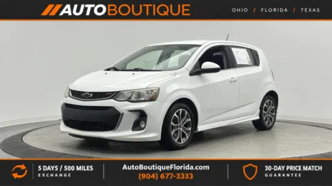 White 2018 Chevrolet Sonic LT for sale in Jacksonville, FL