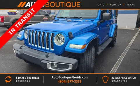 Blue 2021 Jeep Wrangler 4xe Unlimited Sahara for sale in Jacksonville, FL