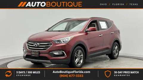 Red 2017 Hyundai Santa Fe Sport 2.4L for sale in Jacksonville, FL