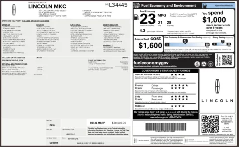 Photos of 2017 Lincoln MKC Select for sale in Jacksonville, FL at Auto Boutique Florida