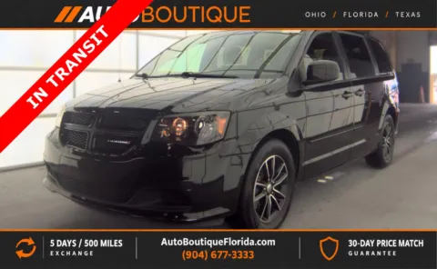 Black 2017 Dodge Grand Caravan SE Plus for sale in Jacksonville, FL