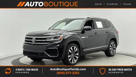 Black 2021 Volkswagen Atlas 3.6L V6 SEL Premium R-Line for sale in Jacksonville, FL