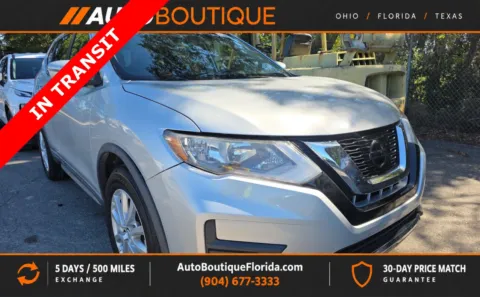 Silver 2017 Nissan Rogue SV for sale in Jacksonville, FL