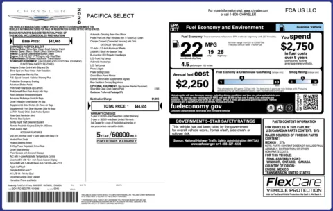 More photos of 2026 Chrysler Pacifica Select at Auto Boutique Florida, FL