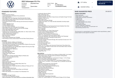 Photos of 2023 Volkswagen ID.4 Pro for sale in Jacksonville, FL at Auto Boutique Florida
