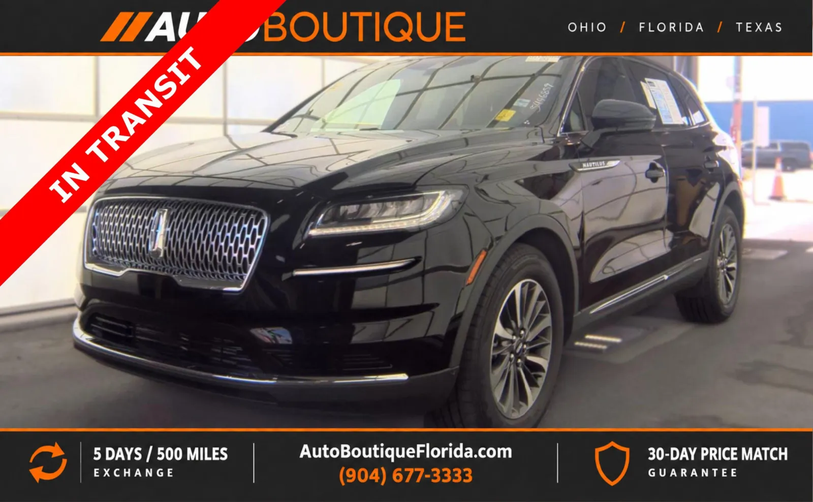 Black 2023 Lincoln Nautilus Reserve for sale in Jacksonville, FL