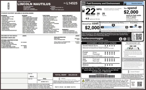 Photos of 2023 Lincoln Nautilus Reserve for sale in Jacksonville, FL at Auto Boutique Florida