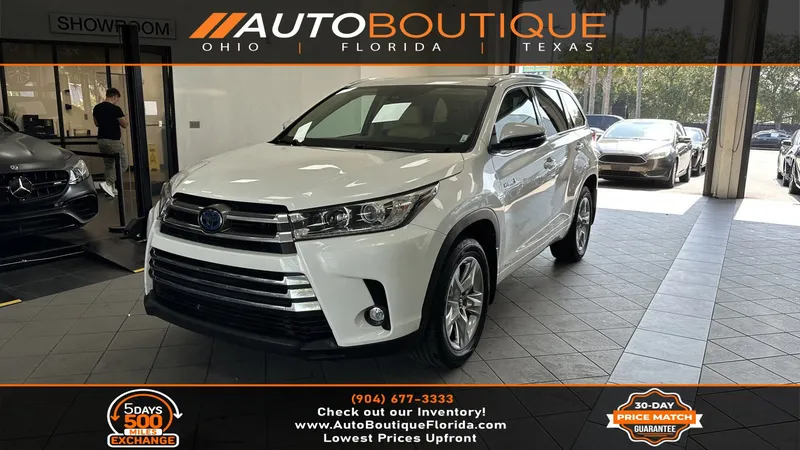 2019 Toyota Highlander Hybrid Limited for sale in Jacksonville, FL
