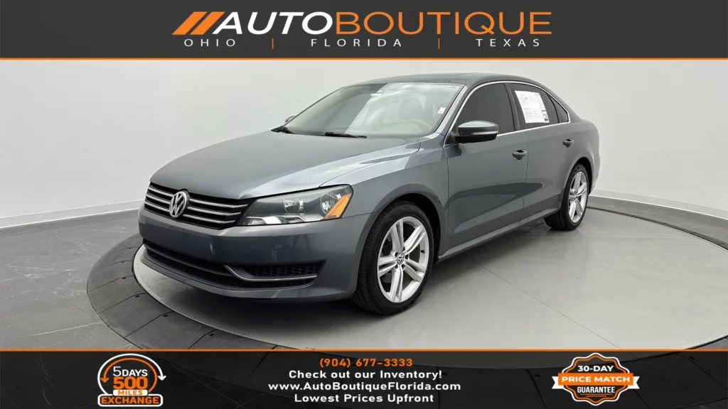 2014 Volkswagen Passat SE w/Sunroof for sale in Jacksonville, FL