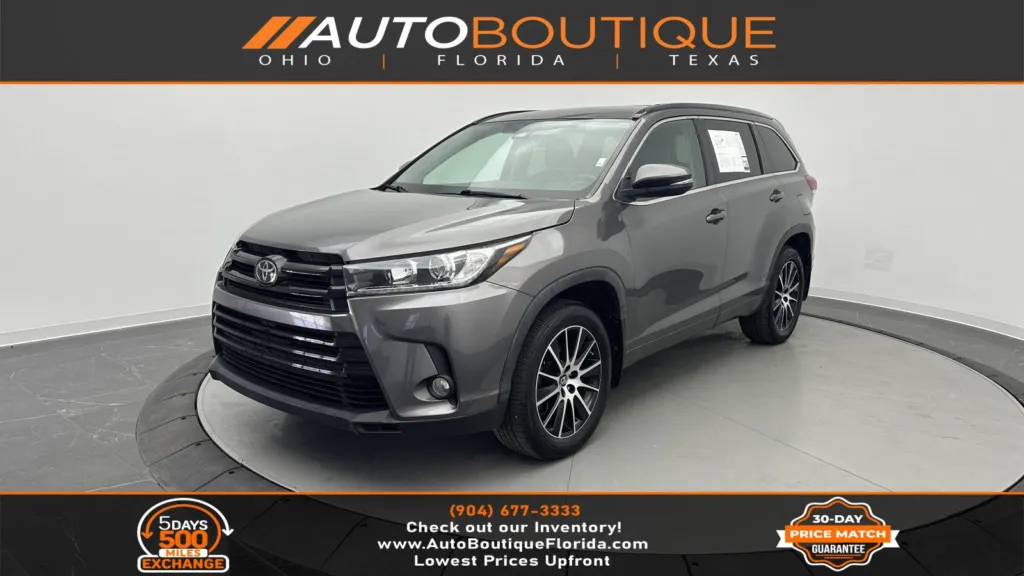 Used 2017 Toyota Highlander SE for sale in Jacksonville, FL | VIN ...