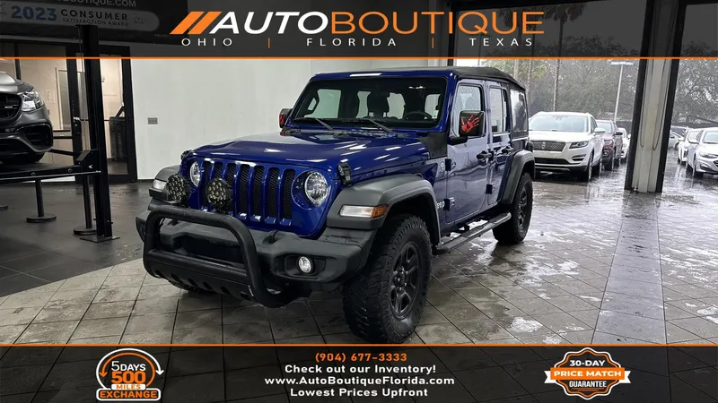 2019 Jeep Wrangler Unlimited Sport for sale in Jacksonville, FL