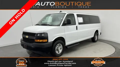 White 2022 Chevrolet Express Passenger LS for sale in Jacksonville, FL