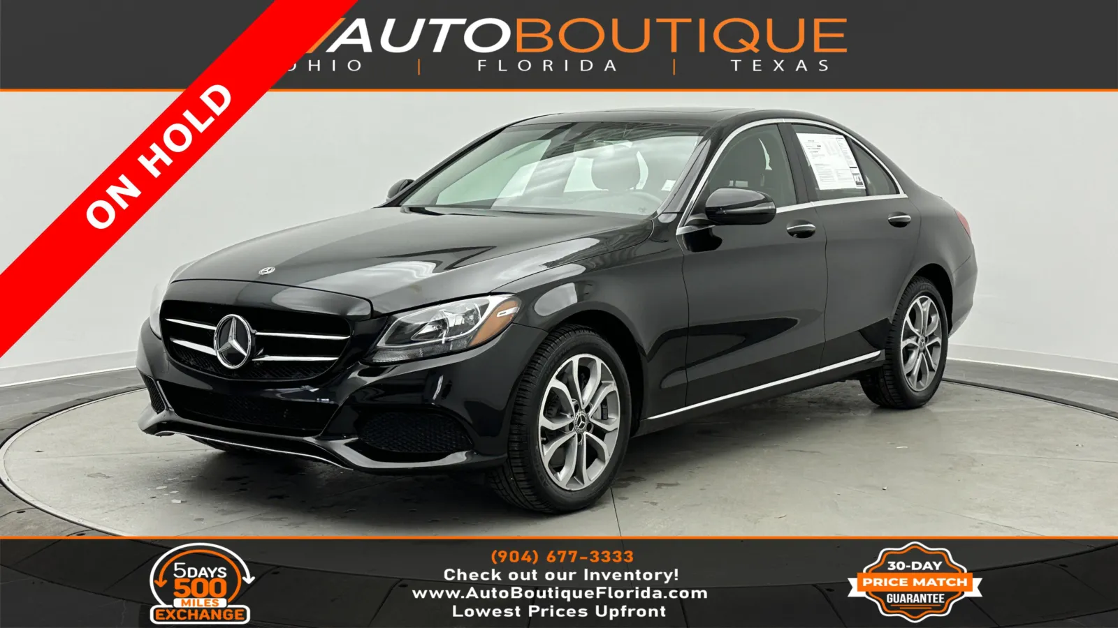2018 Mercedes-Benz C-Class C 300 for sale in Jacksonville, FL
