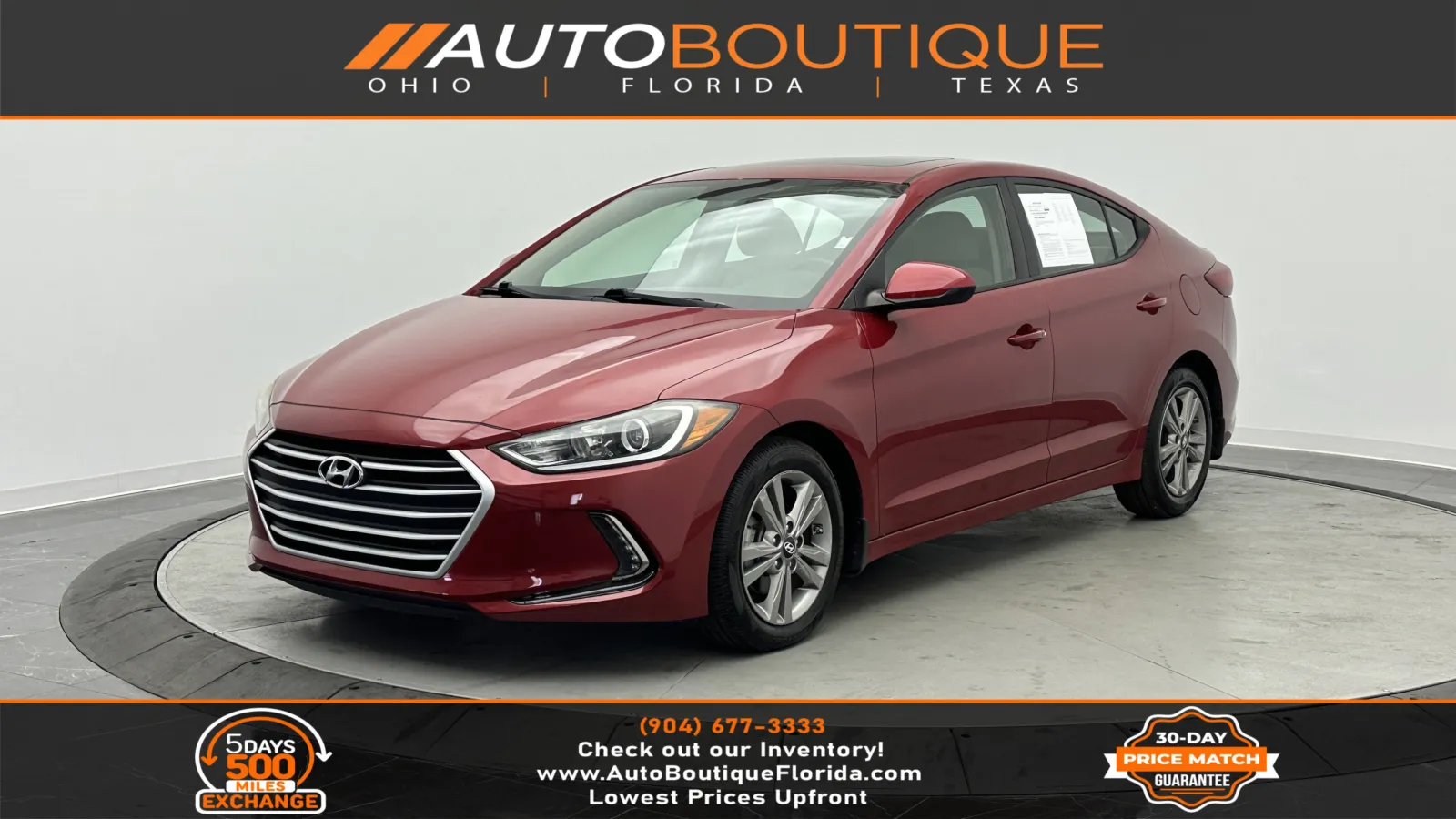 2018 Hyundai Elantra Value Edition for sale in Jacksonville, FL