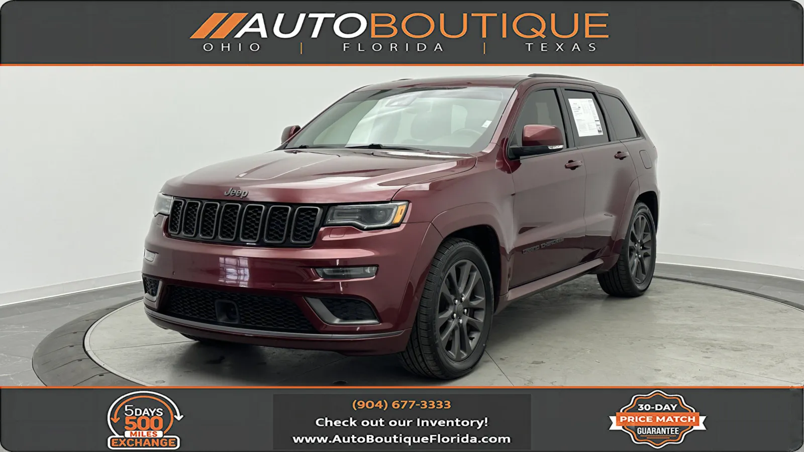 2019 Jeep Grand Cherokee High Altitude for sale in Jacksonville, FL